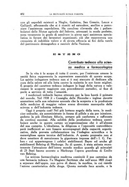 La mutualita rurale fascista rivista mensile della Federazione fascista mutue di malattia per i lavoratori agricoli