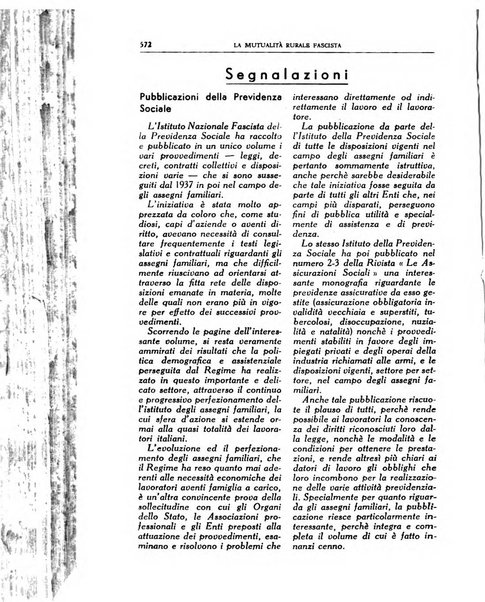 La mutualita rurale fascista rivista mensile della Federazione fascista mutue di malattia per i lavoratori agricoli