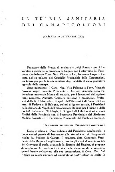 La mutualita rurale fascista rivista mensile della Federazione fascista mutue di malattia per i lavoratori agricoli