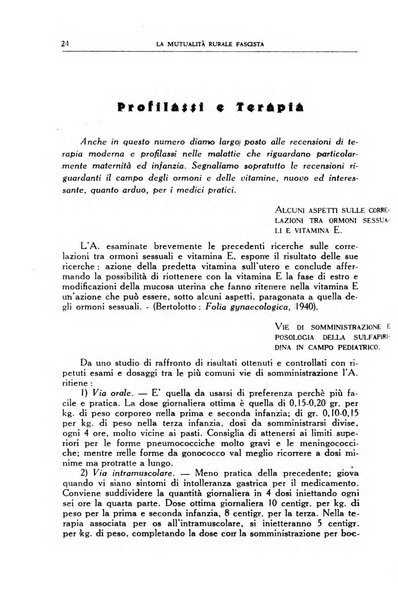 La mutualita rurale fascista rivista mensile della Federazione fascista mutue di malattia per i lavoratori agricoli