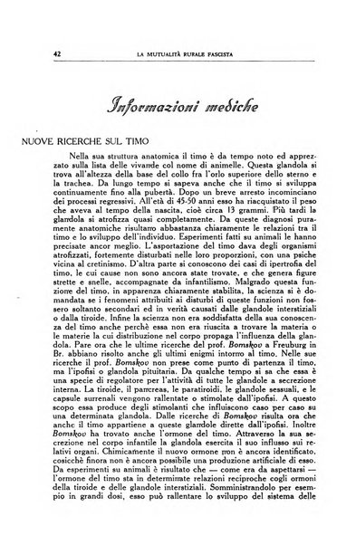 La mutualita rurale fascista rivista mensile della Federazione fascista mutue di malattia per i lavoratori agricoli