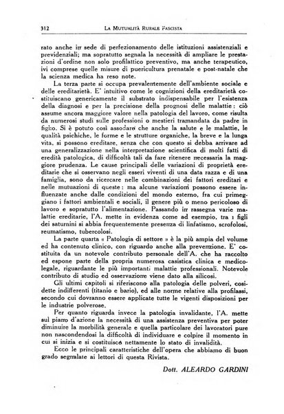 La mutualita rurale fascista rivista mensile della Federazione fascista mutue di malattia per i lavoratori agricoli