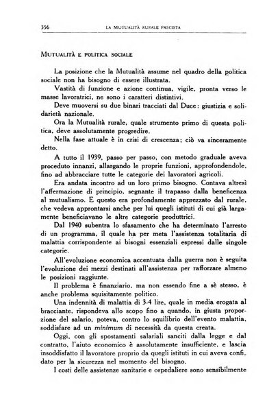 La mutualita rurale fascista rivista mensile della Federazione fascista mutue di malattia per i lavoratori agricoli