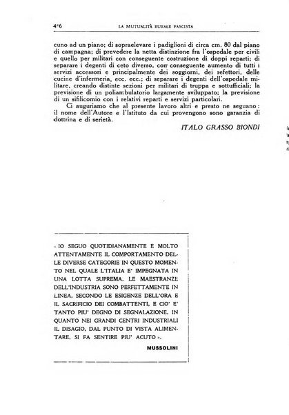 La mutualita rurale fascista rivista mensile della Federazione fascista mutue di malattia per i lavoratori agricoli