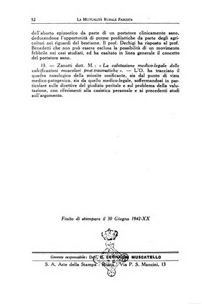 La mutualita rurale fascista rivista mensile della Federazione fascista mutue di malattia per i lavoratori agricoli