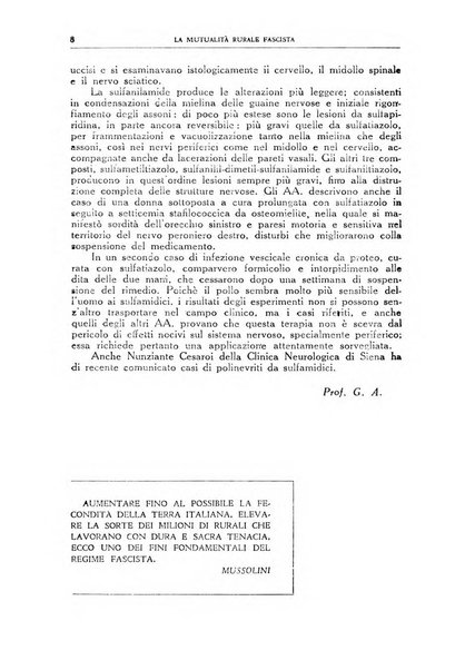 La mutualita rurale fascista rivista mensile della Federazione fascista mutue di malattia per i lavoratori agricoli