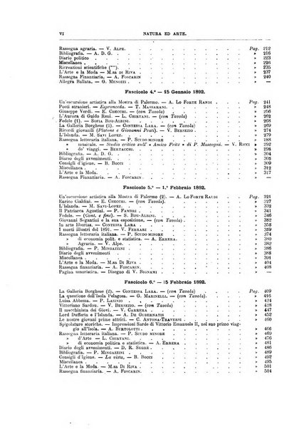 Natura ed arte rivista illustrata quindicinale italiana e straniera di scienze, lettere ed arti