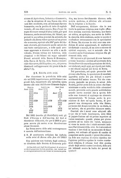 Natura ed arte rivista illustrata quindicinale italiana e straniera di scienze, lettere ed arti