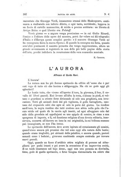 Natura ed arte rivista illustrata quindicinale italiana e straniera di scienze, lettere ed arti