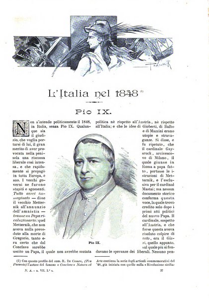 Natura ed arte rivista illustrata quindicinale italiana e straniera di scienze, lettere ed arti