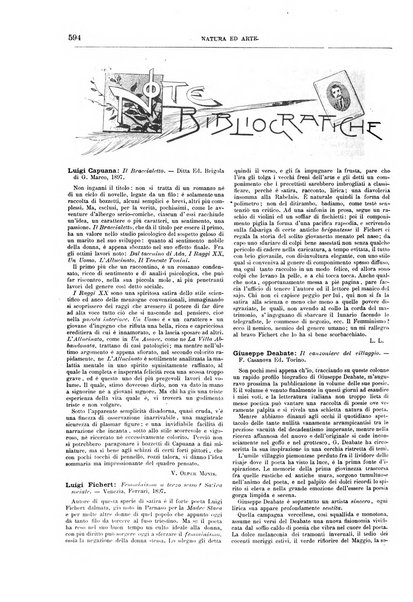 Natura ed arte rivista illustrata quindicinale italiana e straniera di scienze, lettere ed arti