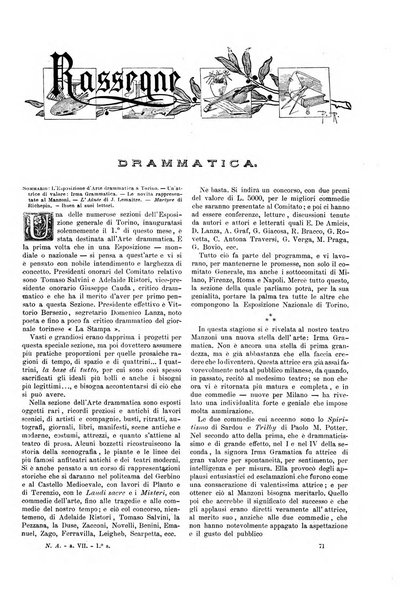 Natura ed arte rivista illustrata quindicinale italiana e straniera di scienze, lettere ed arti