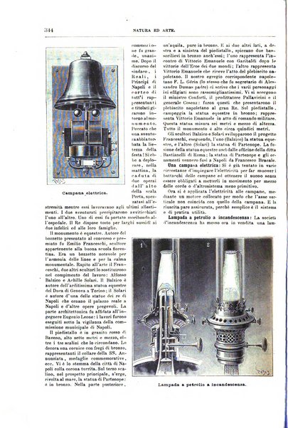 Natura ed arte rivista illustrata quindicinale italiana e straniera di scienze, lettere ed arti