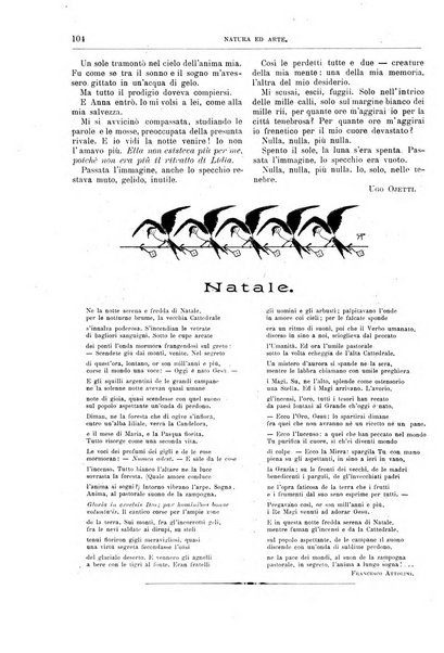 Natura ed arte rivista illustrata quindicinale italiana e straniera di scienze, lettere ed arti