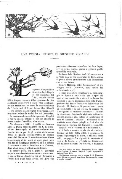 Natura ed arte rivista illustrata quindicinale italiana e straniera di scienze, lettere ed arti