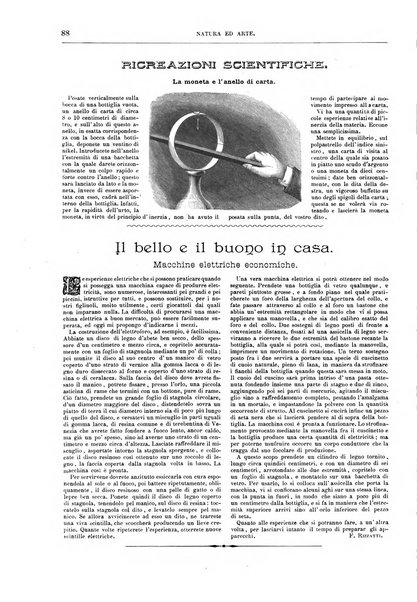 Natura ed arte rivista illustrata quindicinale italiana e straniera di scienze, lettere ed arti