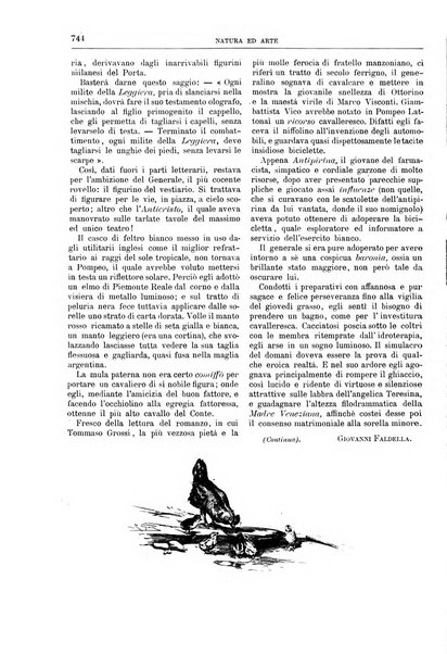 Natura ed arte rivista illustrata quindicinale italiana e straniera di scienze, lettere ed arti