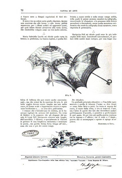 Natura ed arte rivista illustrata quindicinale italiana e straniera di scienze, lettere ed arti