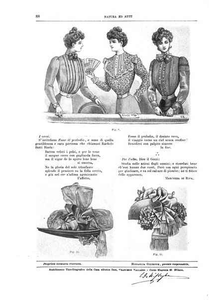 Natura ed arte rivista illustrata quindicinale italiana e straniera di scienze, lettere ed arti