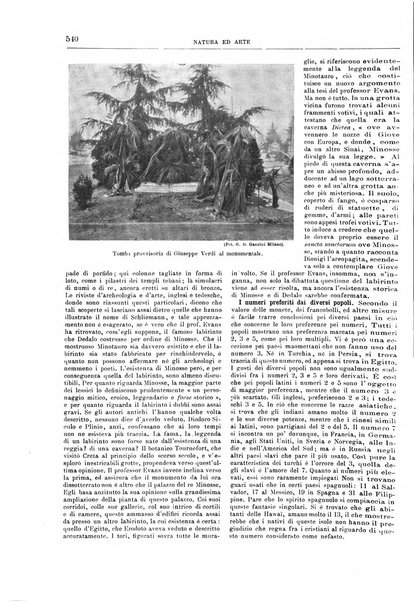 Natura ed arte rivista illustrata quindicinale italiana e straniera di scienze, lettere ed arti