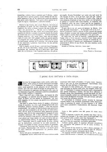 Natura ed arte rivista illustrata quindicinale italiana e straniera di scienze, lettere ed arti