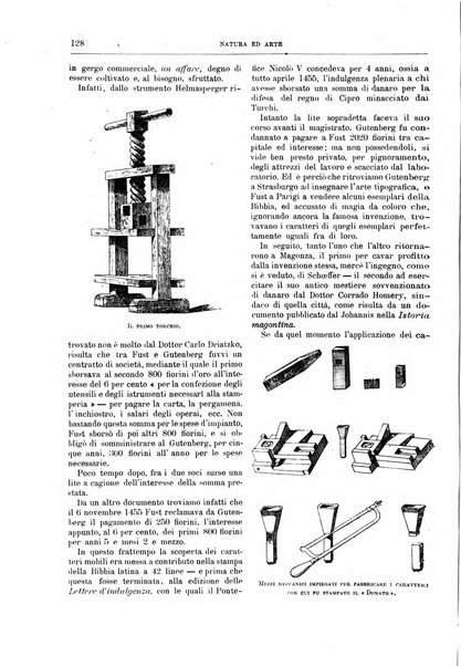 Natura ed arte rivista illustrata quindicinale italiana e straniera di scienze, lettere ed arti