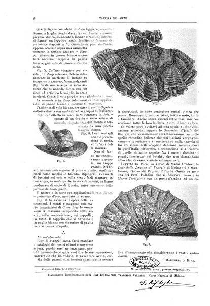 Natura ed arte rivista illustrata quindicinale italiana e straniera di scienze, lettere ed arti