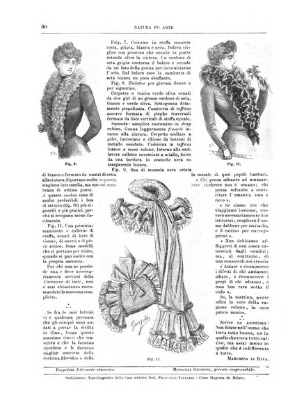 Natura ed arte rivista illustrata quindicinale italiana e straniera di scienze, lettere ed arti