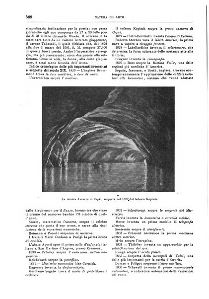 Natura ed arte rivista illustrata quindicinale italiana e straniera di scienze, lettere ed arti