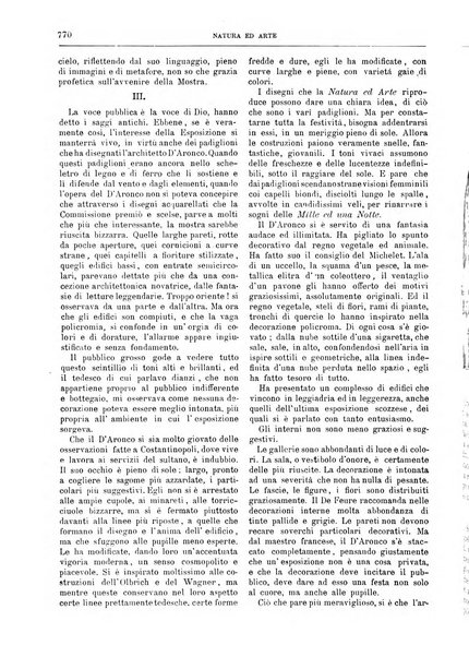 Natura ed arte rivista illustrata quindicinale italiana e straniera di scienze, lettere ed arti