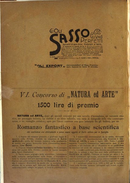 Natura ed arte rivista illustrata quindicinale italiana e straniera di scienze, lettere ed arti