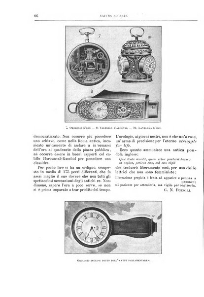 Natura ed arte rivista illustrata quindicinale italiana e straniera di scienze, lettere ed arti