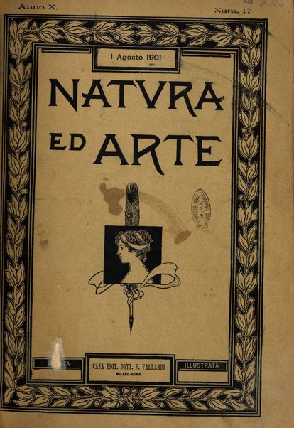 Natura ed arte rivista illustrata quindicinale italiana e straniera di scienze, lettere ed arti