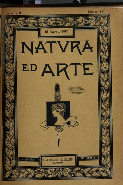 Natura ed arte rivista illustrata quindicinale italiana e straniera di scienze, lettere ed arti