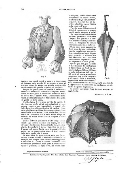 Natura ed arte rivista illustrata quindicinale italiana e straniera di scienze, lettere ed arti