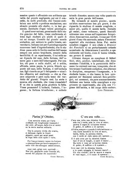 Natura ed arte rivista illustrata quindicinale italiana e straniera di scienze, lettere ed arti