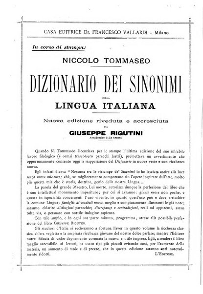 Natura ed arte rivista illustrata quindicinale italiana e straniera di scienze, lettere ed arti