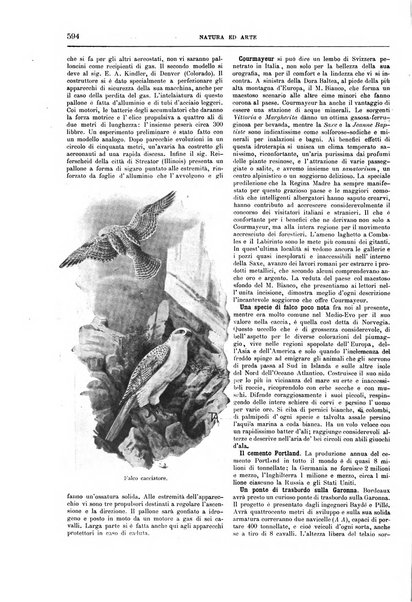 Natura ed arte rivista illustrata quindicinale italiana e straniera di scienze, lettere ed arti