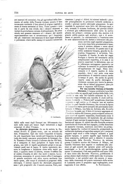 Natura ed arte rivista illustrata quindicinale italiana e straniera di scienze, lettere ed arti