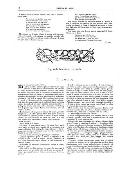 Natura ed arte rivista illustrata quindicinale italiana e straniera di scienze, lettere ed arti