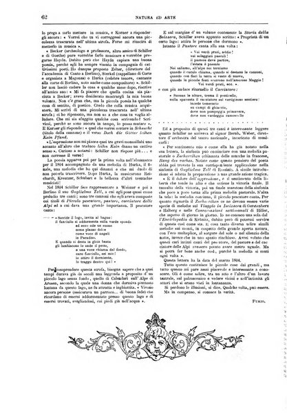 Natura ed arte rivista illustrata quindicinale italiana e straniera di scienze, lettere ed arti