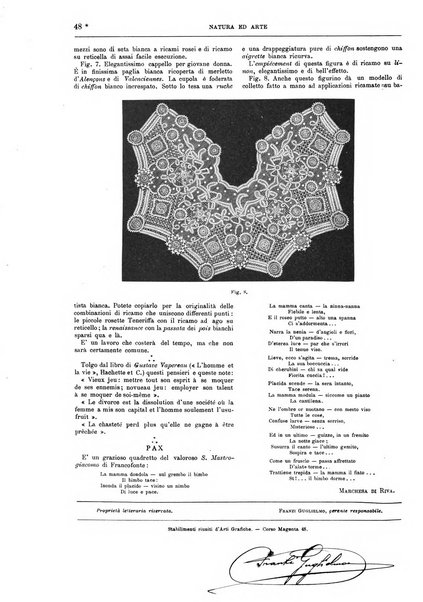 Natura ed arte rivista illustrata quindicinale italiana e straniera di scienze, lettere ed arti