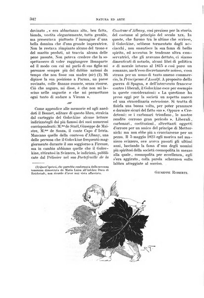 Natura ed arte rivista illustrata quindicinale italiana e straniera di scienze, lettere ed arti