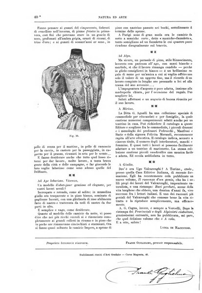 Natura ed arte rivista illustrata quindicinale italiana e straniera di scienze, lettere ed arti