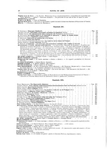 Natura ed arte rivista illustrata quindicinale italiana e straniera di scienze, lettere ed arti