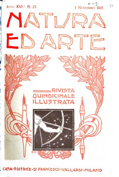 Natura ed arte rivista illustrata quindicinale italiana e straniera di scienze, lettere ed arti