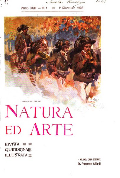 Natura ed arte rivista illustrata quindicinale italiana e straniera di scienze, lettere ed arti