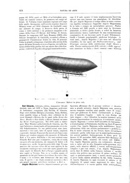 Natura ed arte rivista illustrata quindicinale italiana e straniera di scienze, lettere ed arti