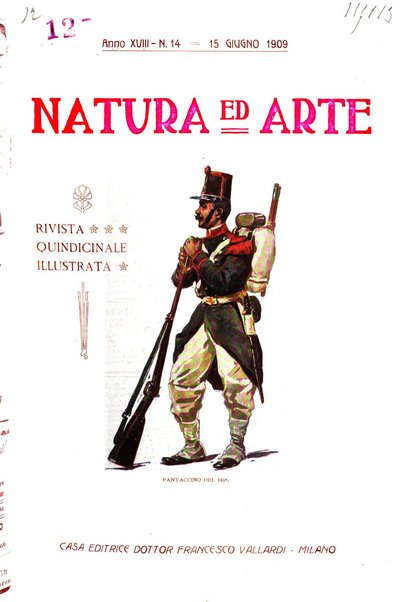 Natura ed arte rivista illustrata quindicinale italiana e straniera di scienze, lettere ed arti