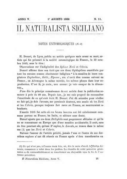 Il naturalista siciliano giornale di scienze naturali